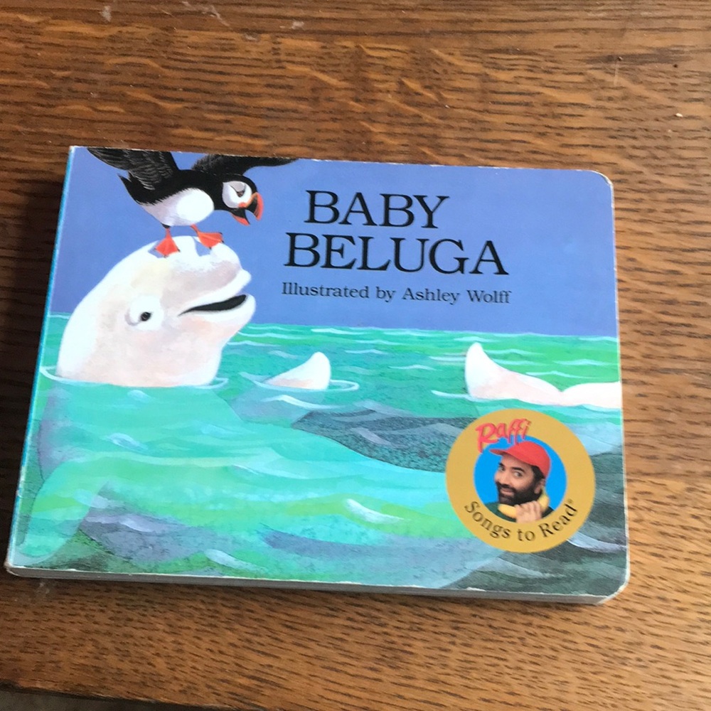 Baby Beluga board book by Ashley wolf and Rafi songs to read